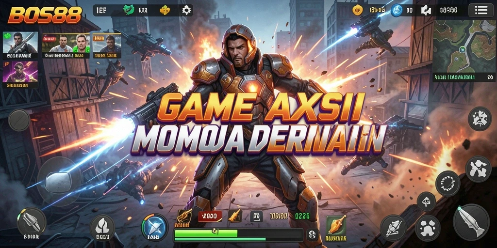 Screenshot gameplay <strong>BOS88</strong> menunjukkan aksi mendebarkan dan intens.