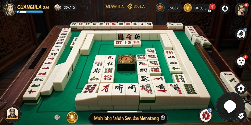 Tampilan gameplay Mahjong yang seru dan menarik di CUANGILA.