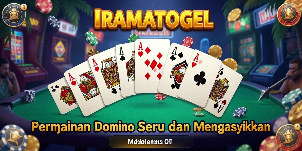 Tampilkan gameplay menarik dari permainan Domino di IRAMATOGEL.