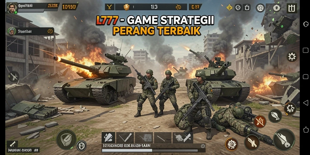 Tampilan gameplay seru dan strategi di L777.