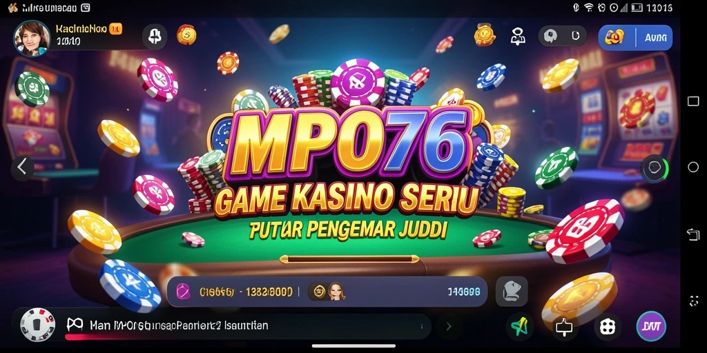 Tampilan permainan Kasino yang menarik dan menarik perhatian.